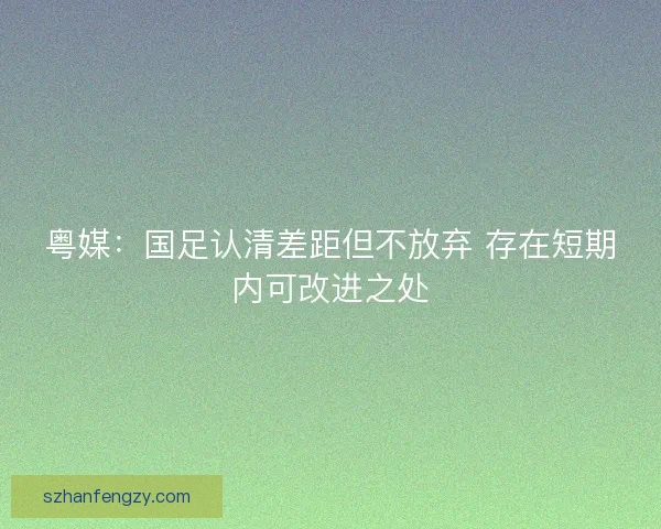 粤媒：国足认清差距但不放弃 存在短期内可改进之处